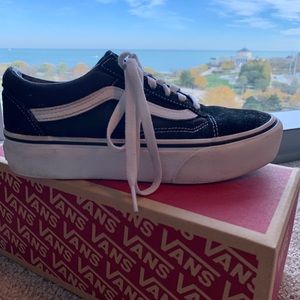 Vans Old School Platform (size 7)